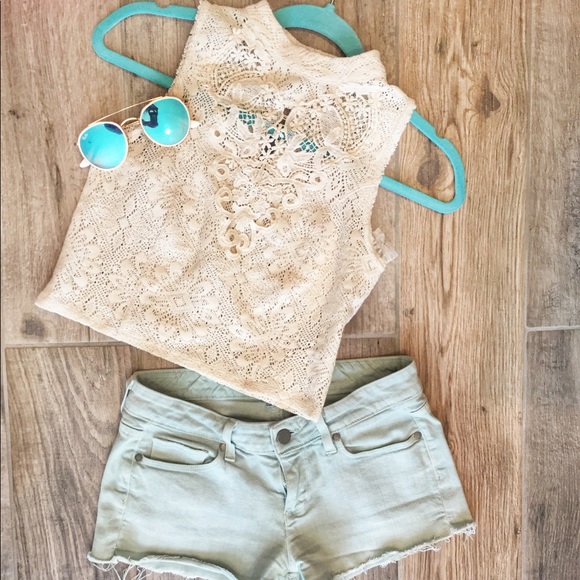 Free People Tops - NWT Free People Lace Crop Top